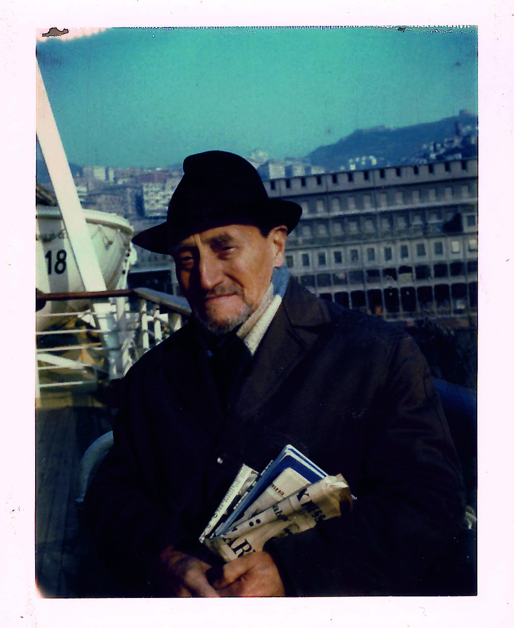 José Manaut en Italia, 1966.
