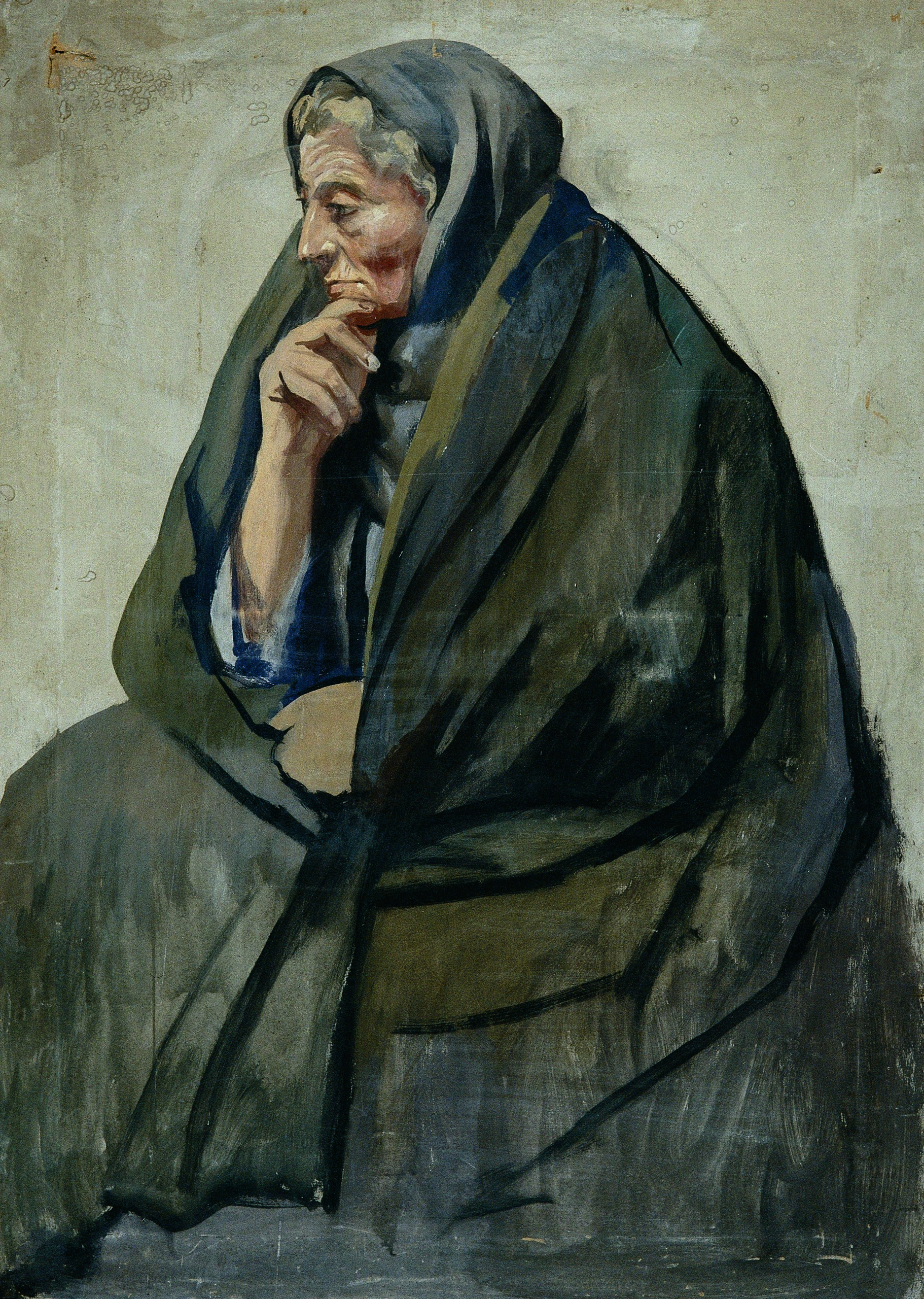 Pintura de José Manaut titulada Clara Viglietti, 1940. Óleo sobre lienzo.