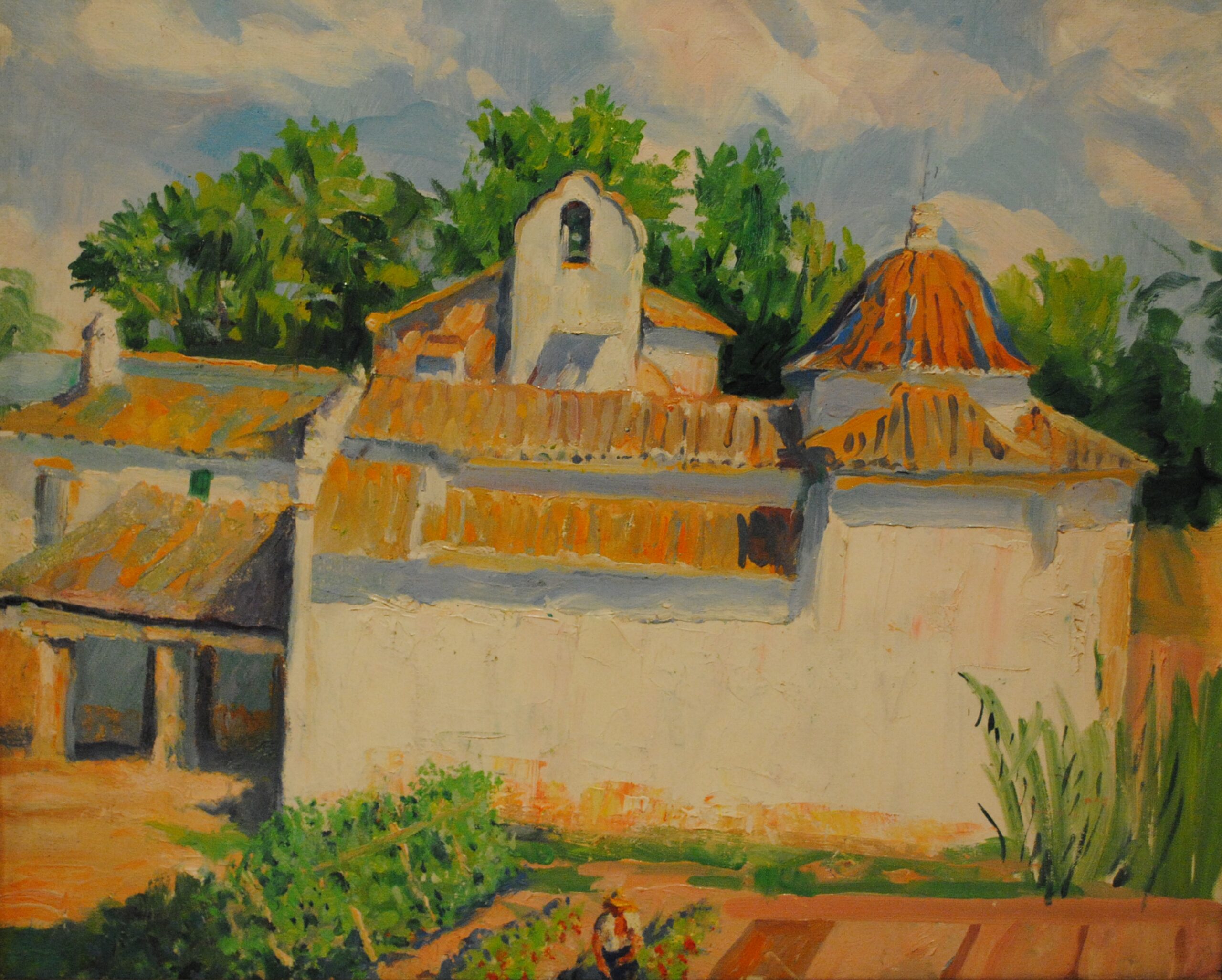 Pintura de José Manaut titulada Ermita de Vera, 1930. Óleo sobre lienzo.