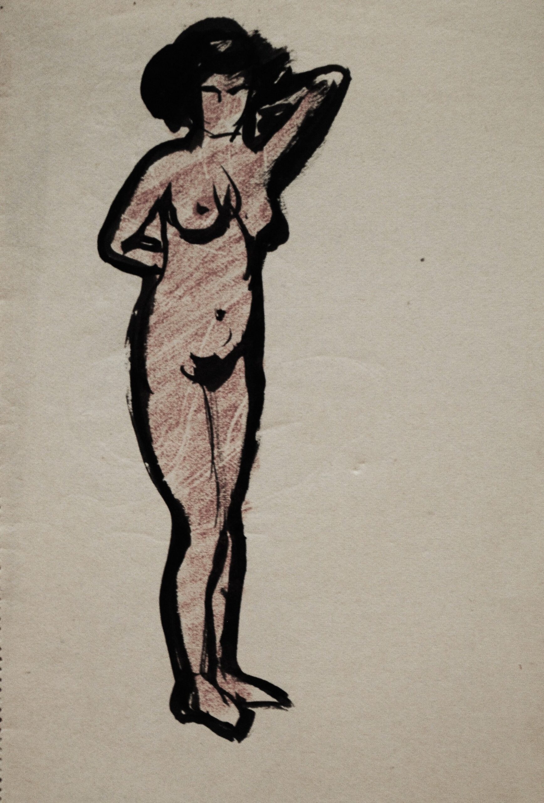 Colección de dibujos realizados en la Academia Colarossi de París, 1924.