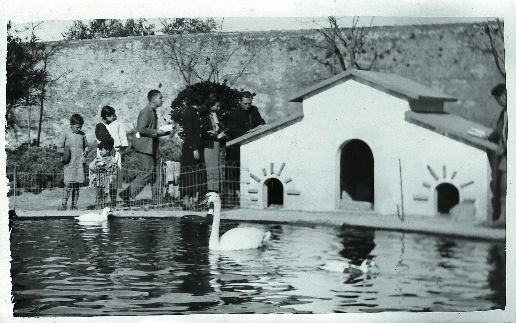 José Manaut con alumnos de 5º curso en Ronda, Málaga, el 8 de febrero de 1936.