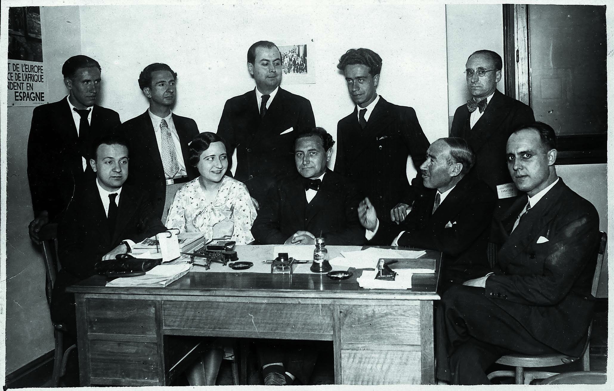 Directiva de la Asociación de Profesores Titulares de Dibujo, 1933.